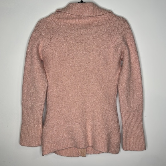 VICTORIA'S SECRET MODA International Pink Knit Button Up Cardigan Sweater - Picture 4 of 6